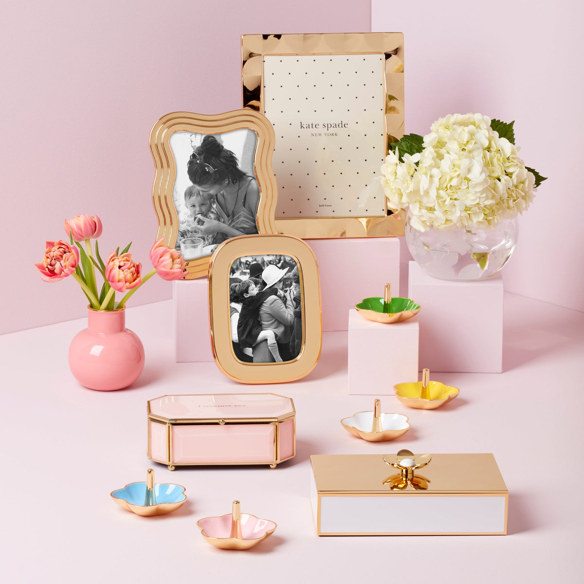 "I Treasure You" Pink Jewelry Box