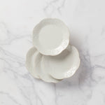 French Perle White 4-Piece Dessert Set