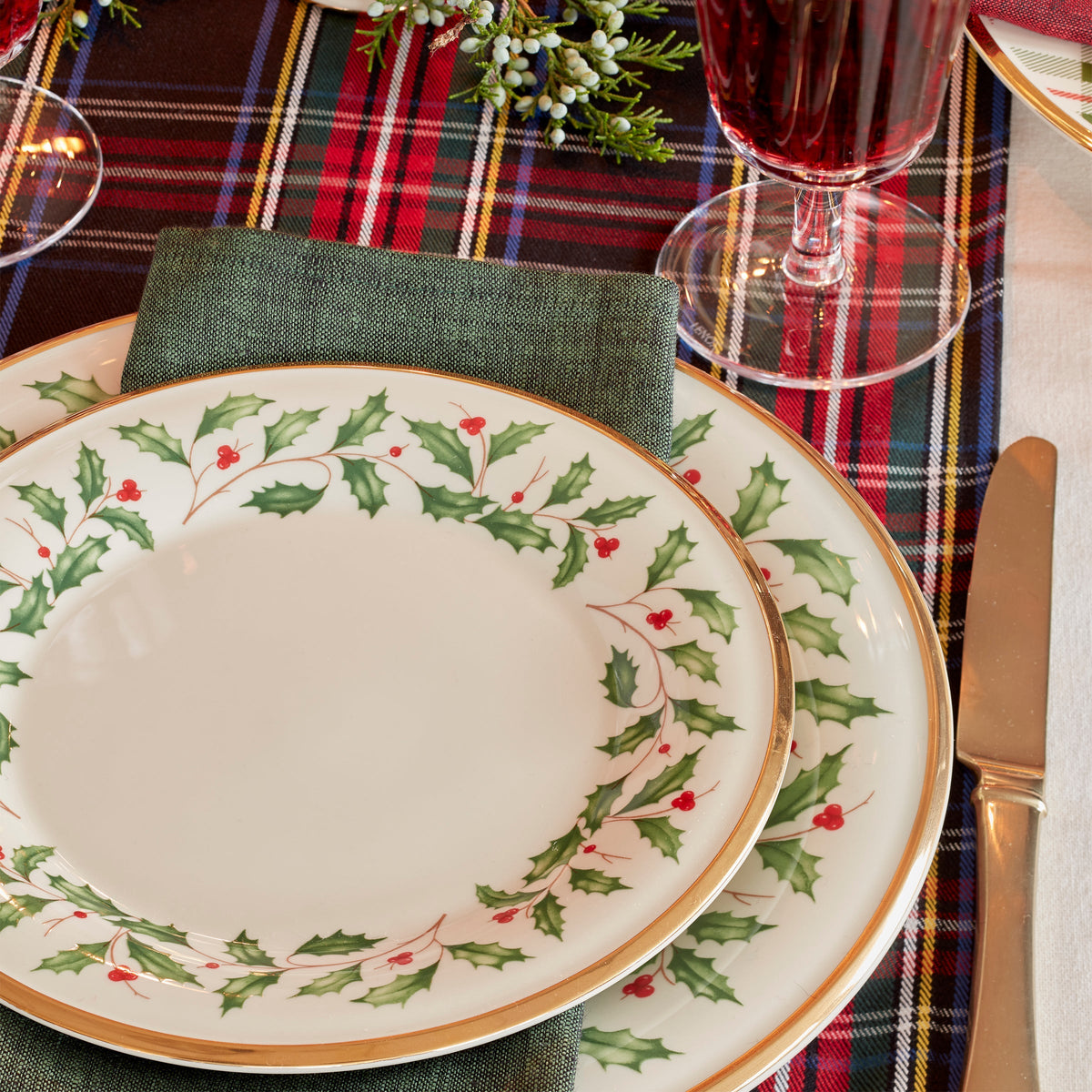 Holiday Salad Plates, Set of 6