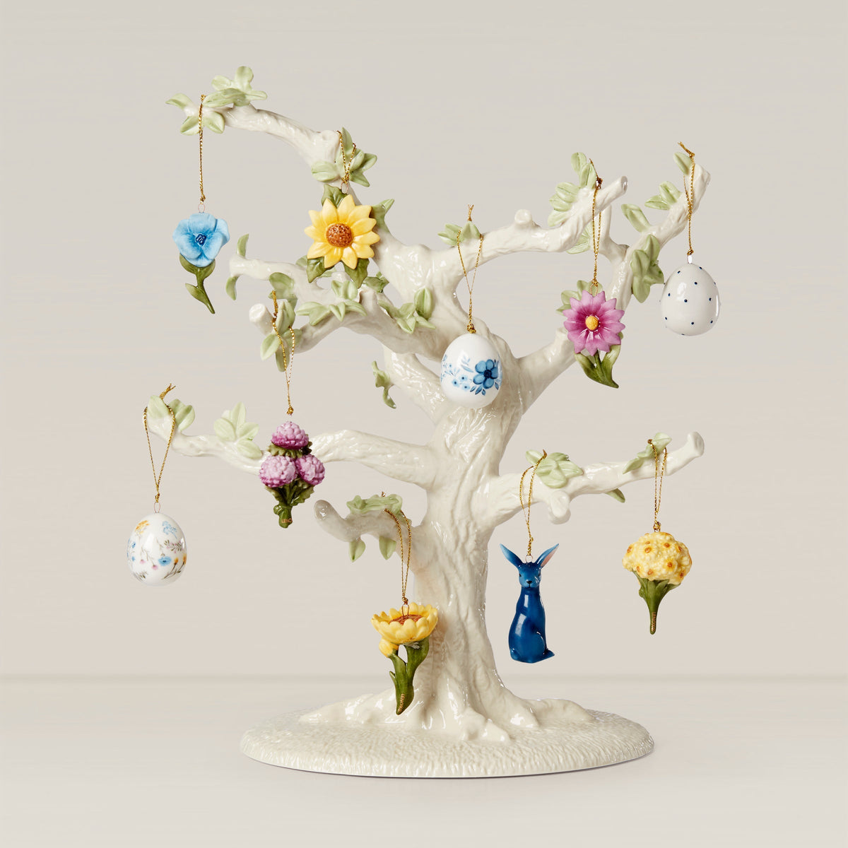 Floral Easter 10-Piece Mini Ornament Set