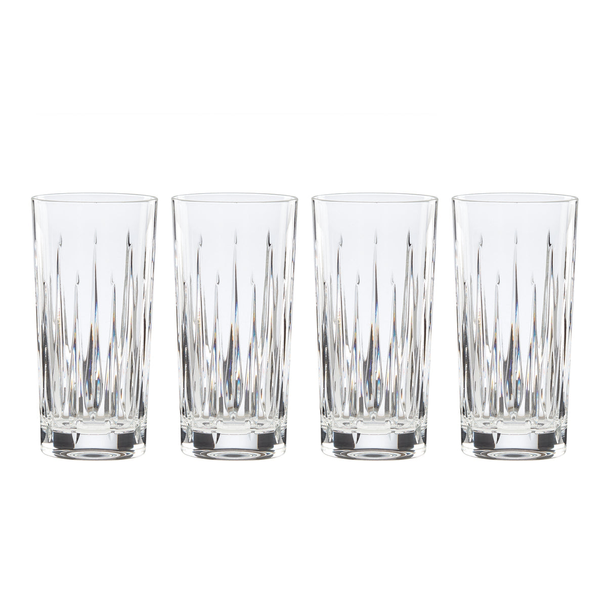 Soho Crystal Highball Glasses, Set of 4