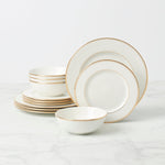 Federal Gold 12-Piece Dinnerware Set