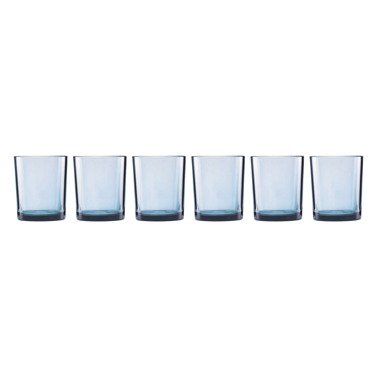 Stackables Blue Tall Drinkware, Set of 6
