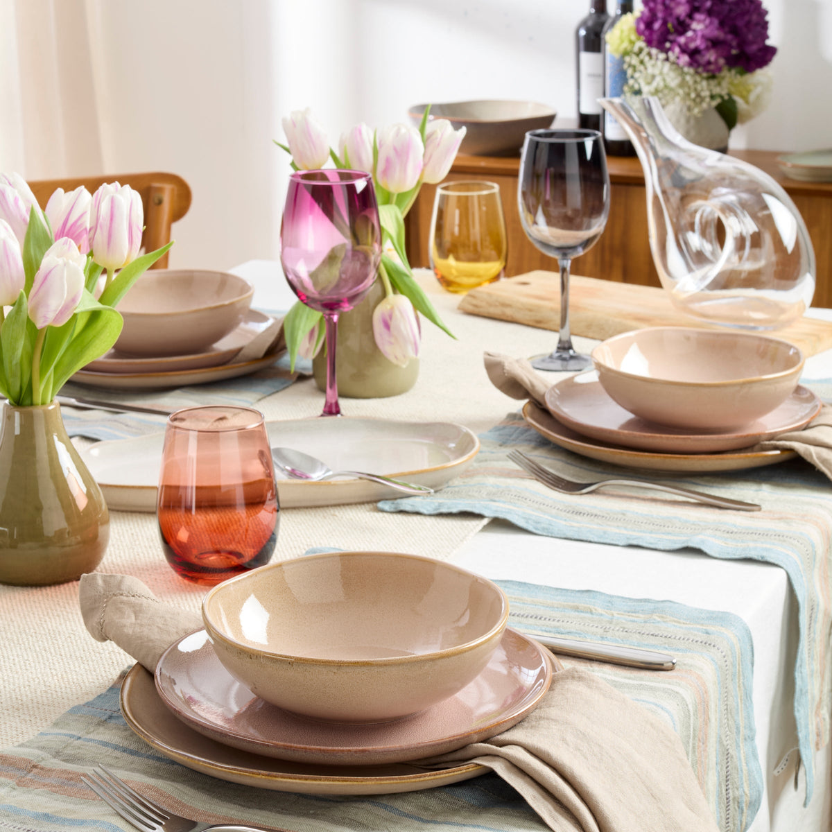 Golden Hour All-Purpose Wine Glasses, Set of 4