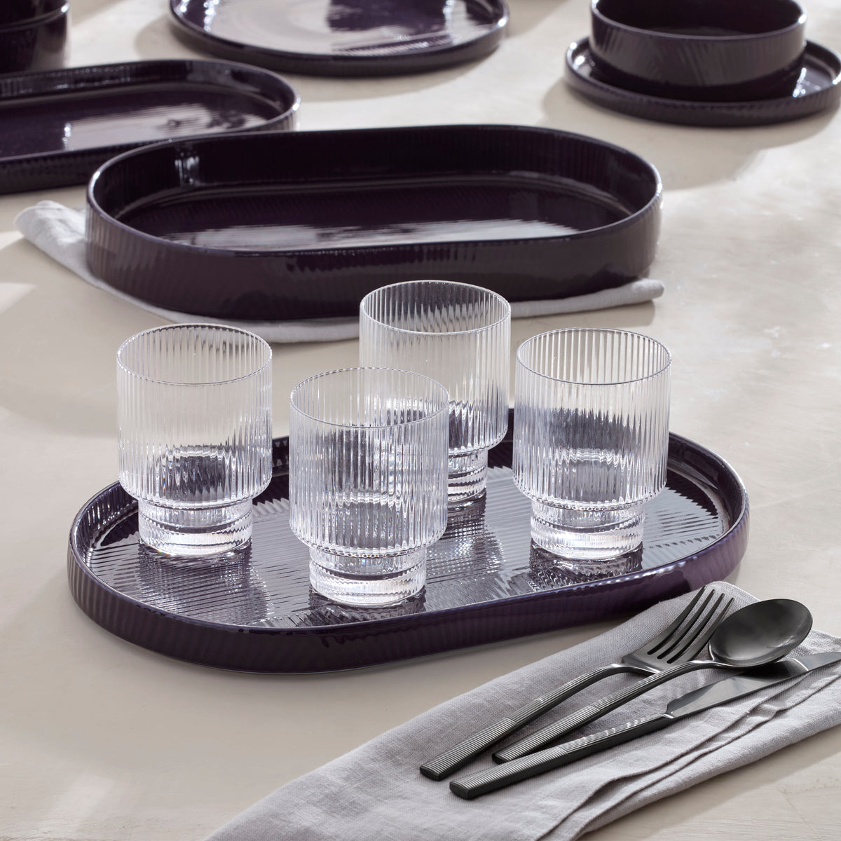 Modulus Nightshade 2-Piece Serving Set