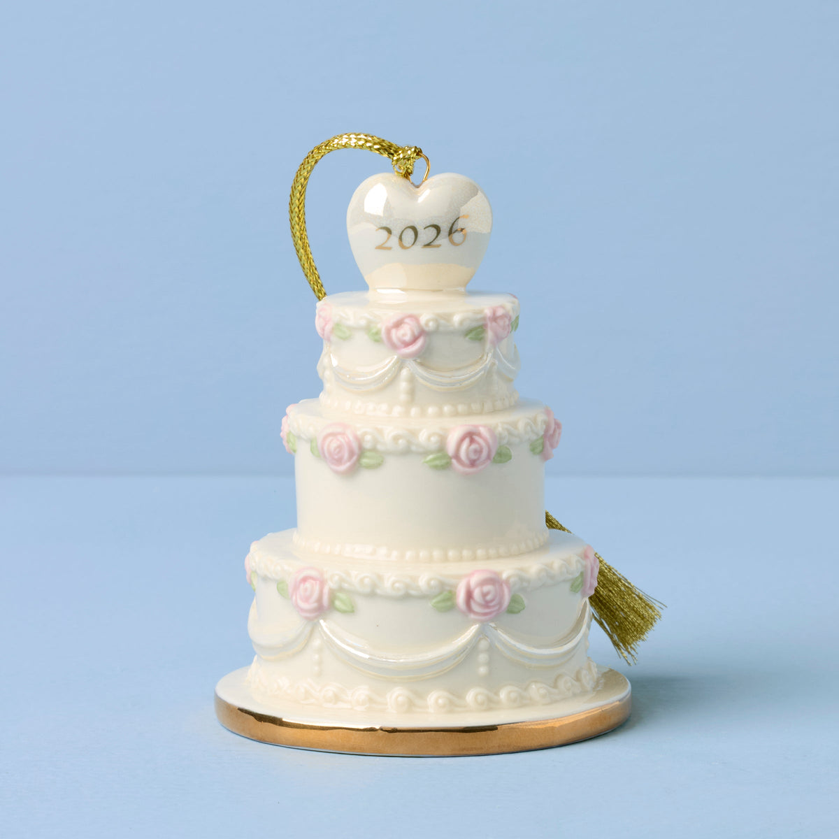 2026 Wedding Cake Ornament