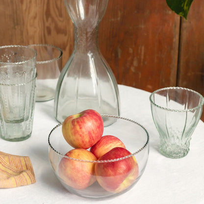 Ruffle Bell Glass Carafe
